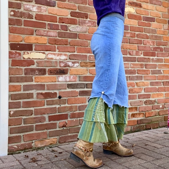 SOLD!! Indyvin super high rise bells by StephNugent - Picture 4 of 11